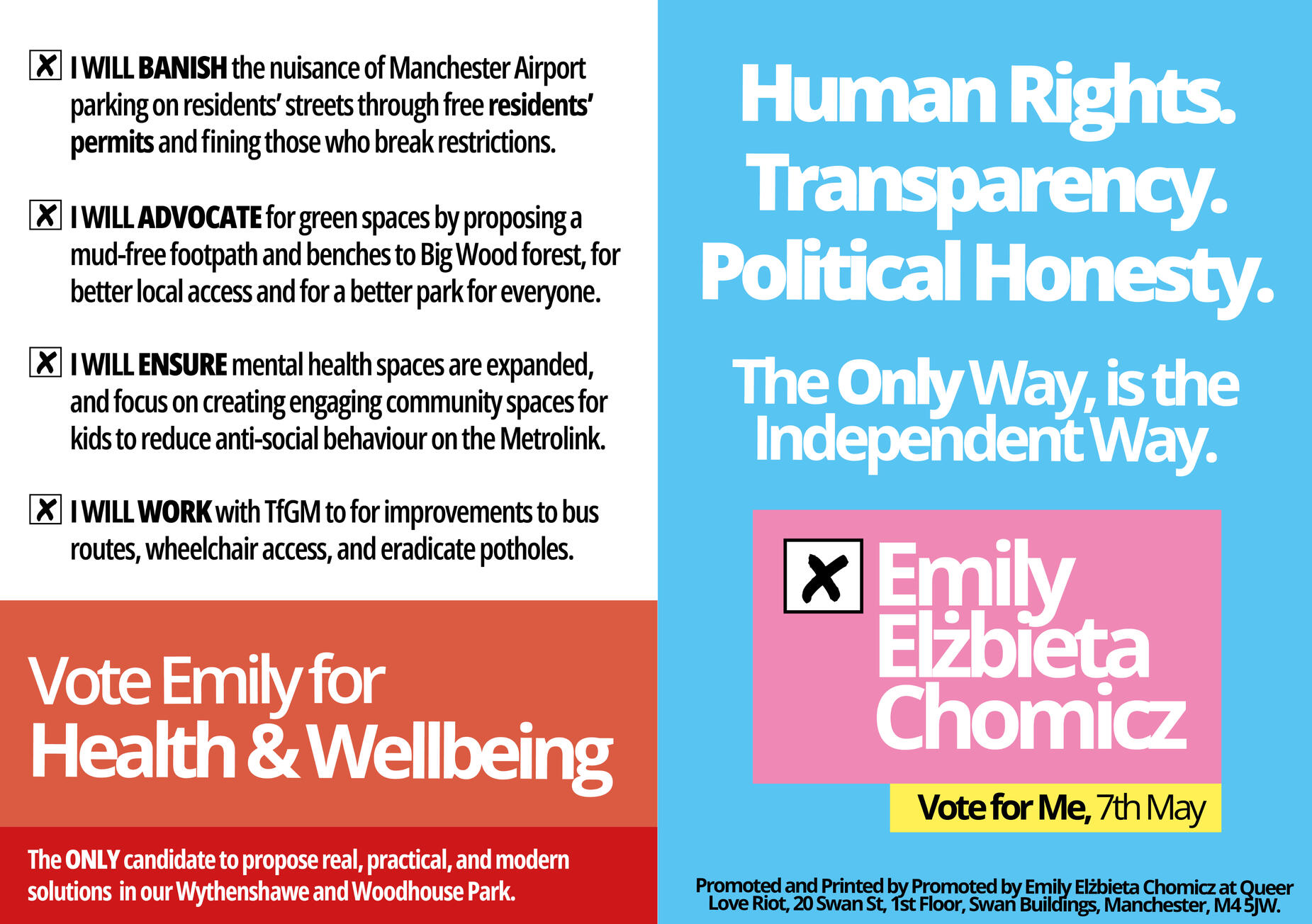 Emily Political Leaflet 2